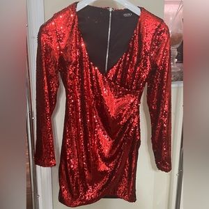 AKIRA MONEY TALKS LONG SLEEVE MINI DRESS  (Size S)